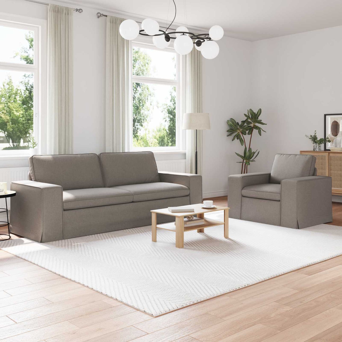 Set di divani 2 pcs Talpa 182 x 80 x 82 cm Tessuto