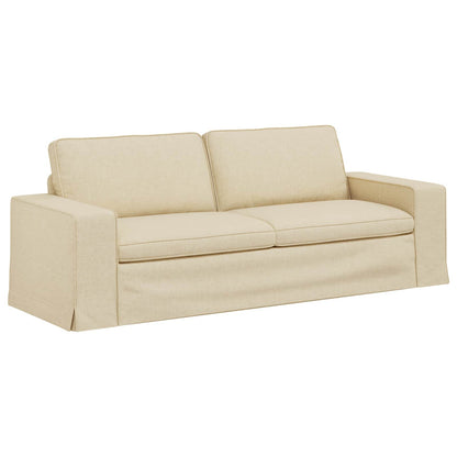 Set di divani 2 pcs Crema 182 x 80 x 82 cm Tessuto