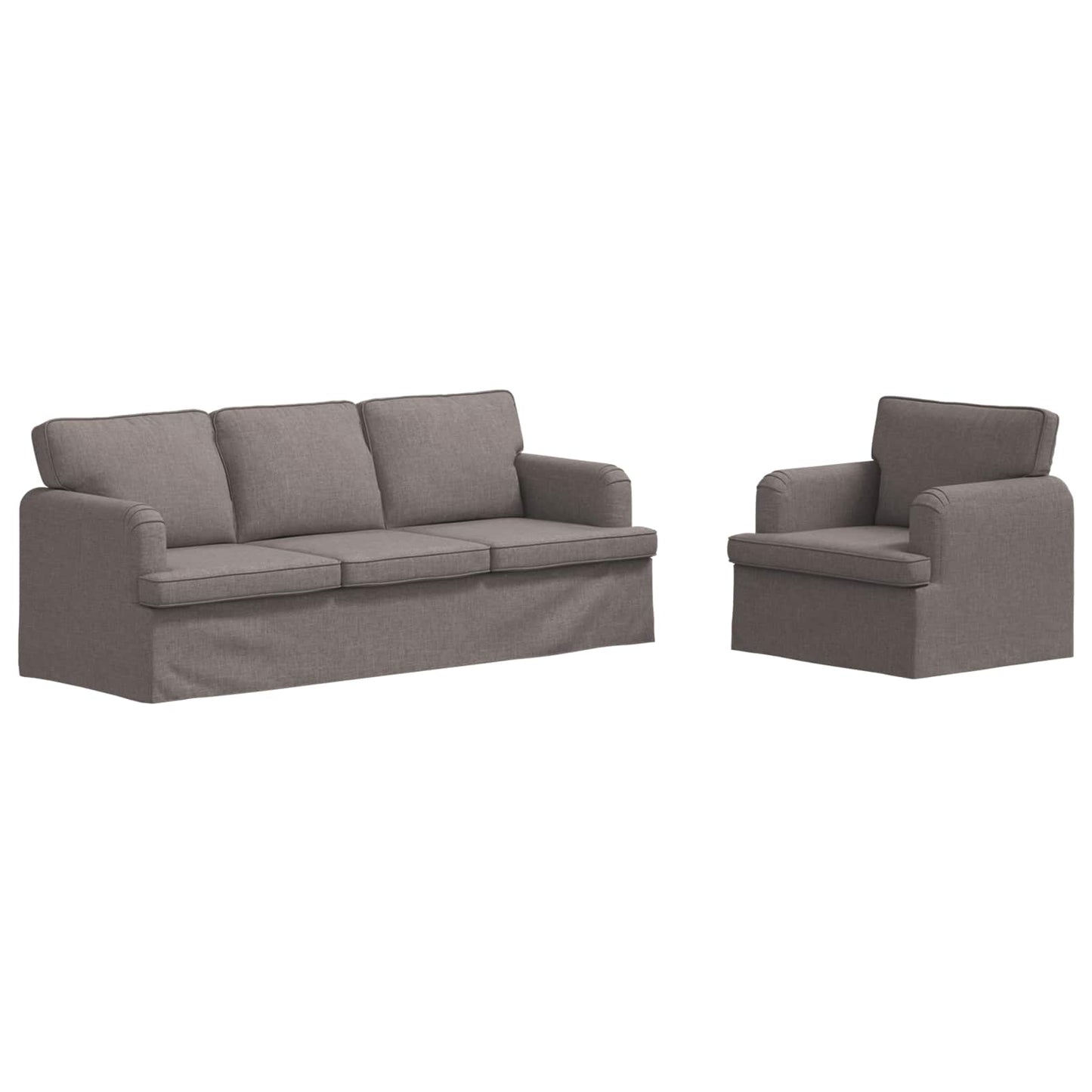 Set di divani 2 pcs Talpa 144 x 80 x 85 cm Tessuto