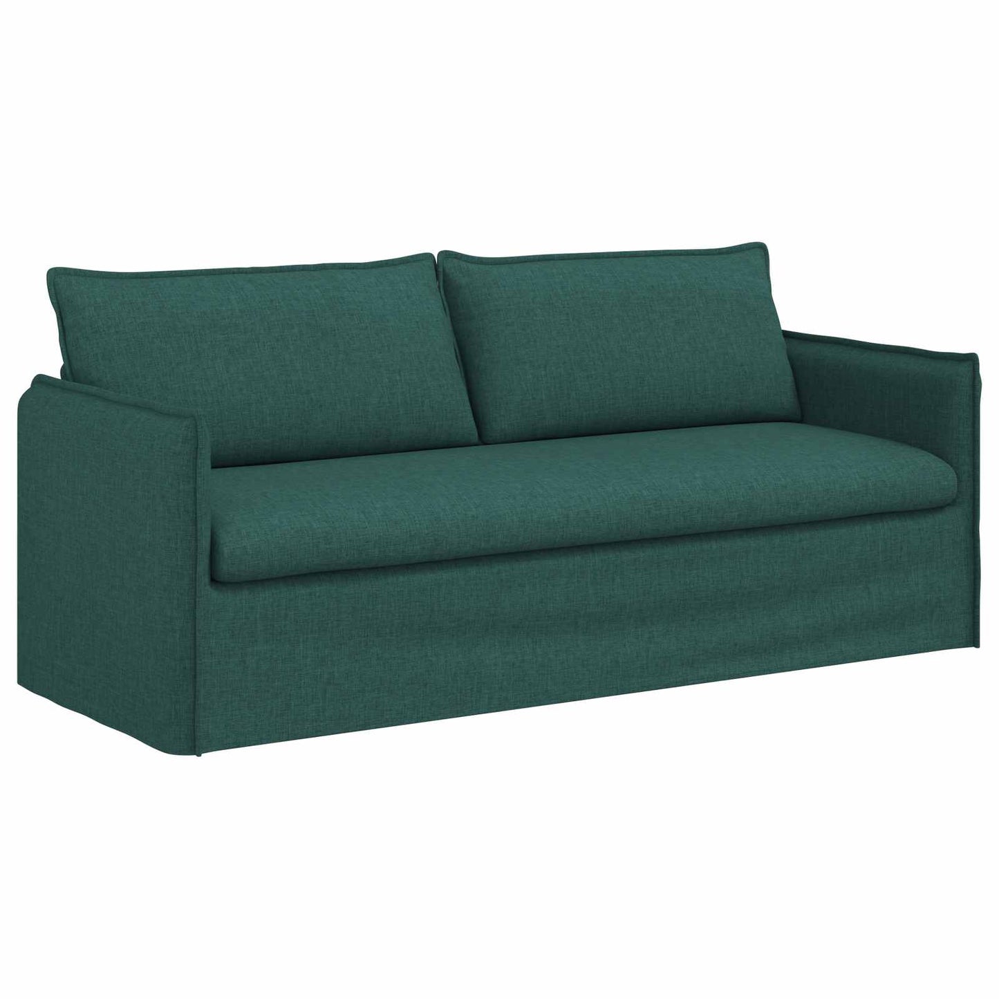 Set di divani 2 pcs Verde Scuro 196 x 82 x 85 cm Tessuto
