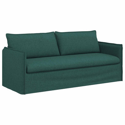 Set di divani 2 pcs Verde Scuro 196 x 82 x 85 cm Tessuto