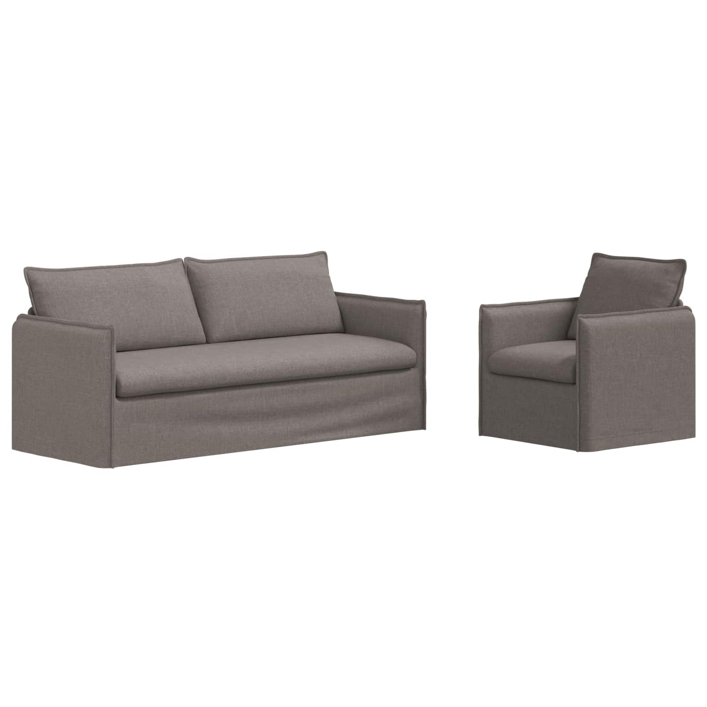 Set di divani 2 pcs Talpa 196 x 82 x 85 cm Tessuto