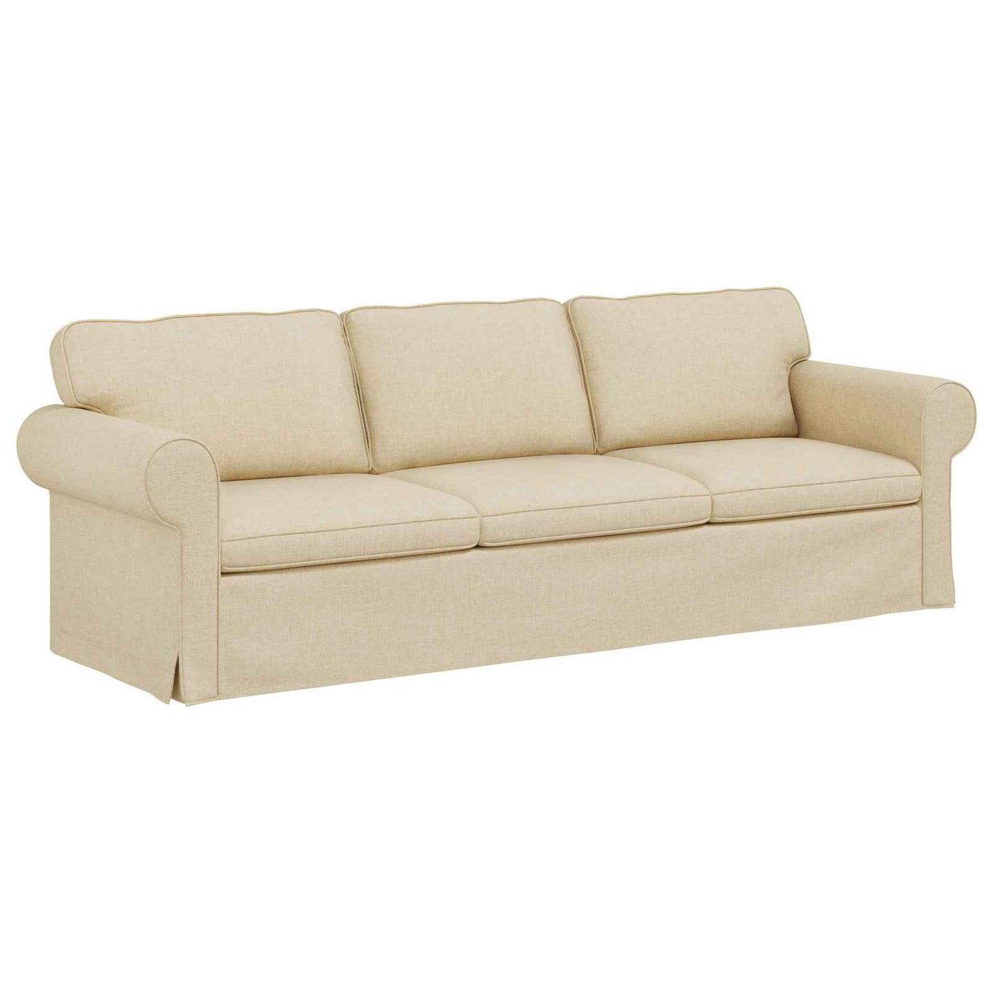 Set di divani 2 pcs Crema 245 x 82 x 80 cm Tessuto