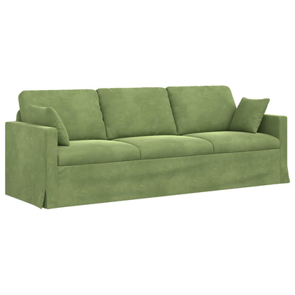 Set di divani 2 pcs Verde chiaro 228 x 78 x 80 cm Velluto