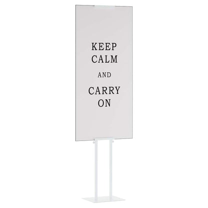 Espositori per Fiere 2 pcs Bianco 30 x 23,5 x 210 cm Acciaio
