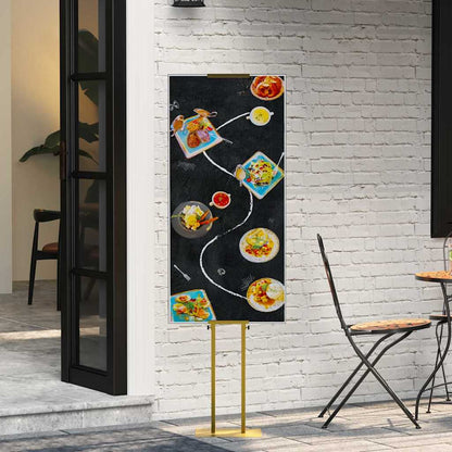 Espositori per Fiere 2 pcs Oro 30 x 23,5 x 210 cm Acciaio
