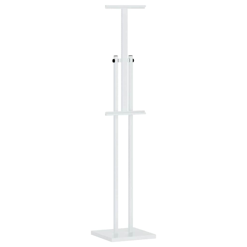 Espositori per Fiere 2 pcs Bianco 26,5 x 26,5 x 150 cm Acciaio
