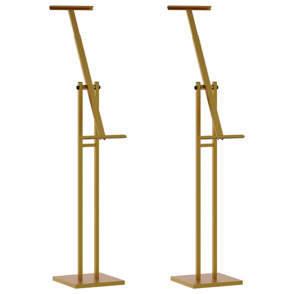 Espositori per Fiere 2 pcs Oro 26,5 x 26,5 x 150 cm Acciaio