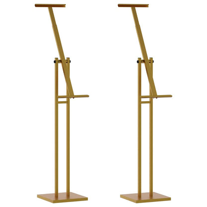 Espositori per Fiere 2 pcs Oro 26,5 x 26,5 x 150 cm Acciaio