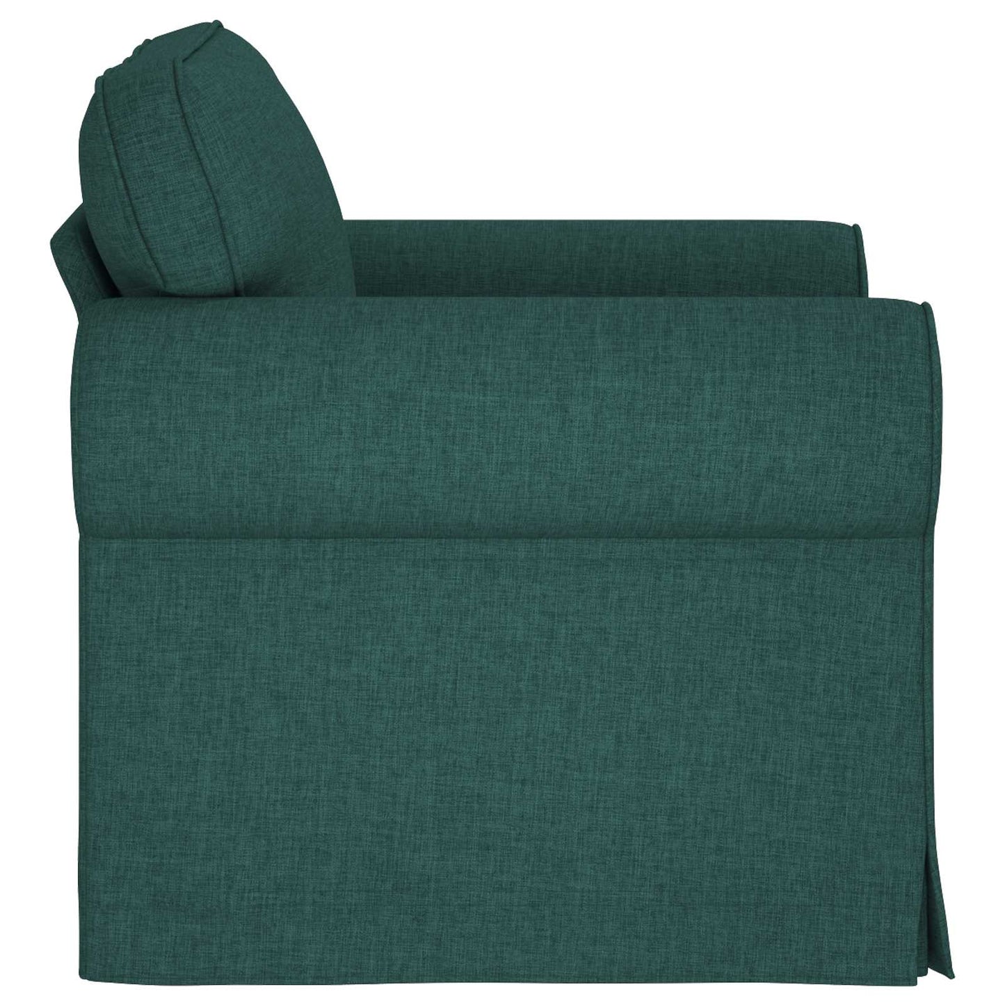 Divano Verde Scuro 215 x 82 x 80 cm Tessuto