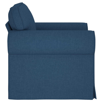 Divano Blu 215 x 82 x 80 cm Tessuto