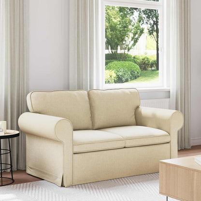 Divano Crema 155 x 82 x 80 cm Tessuto