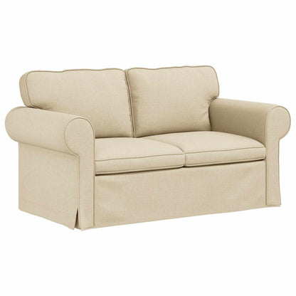 Divano Crema 155 x 82 x 80 cm Tessuto