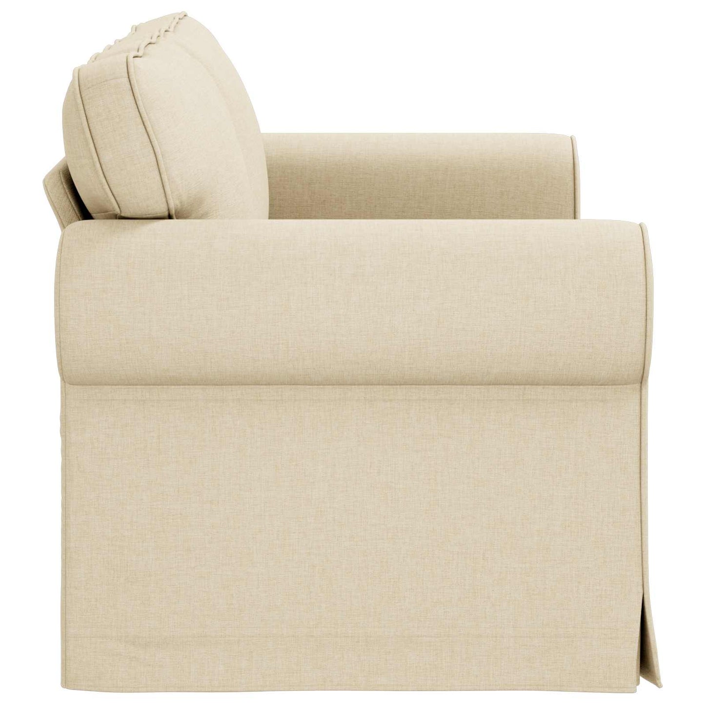 Divano Crema 155 x 82 x 80 cm Tessuto