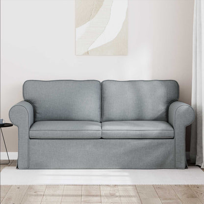 Divano Grigio chiaro 175 x 82 x 80 cm Tessuto