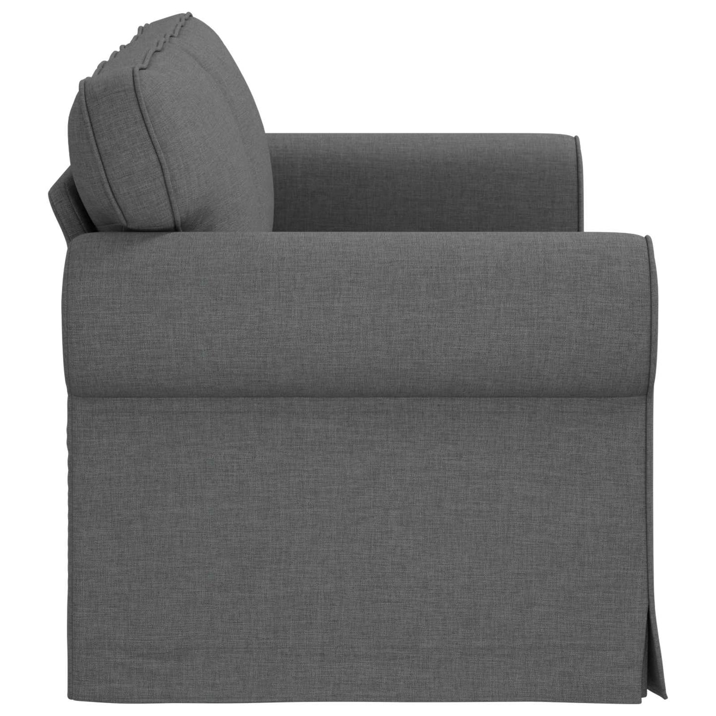 Divano Grigio scuro 175 x 82 x 80 cm Tessuto