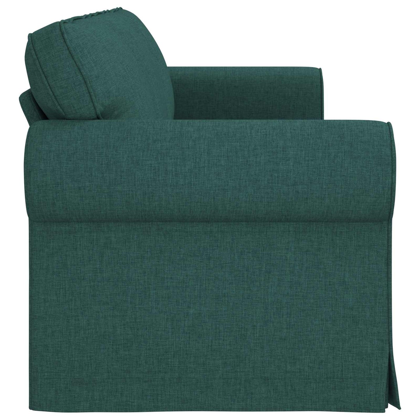 Divano Verde Scuro 215 x 82 x 80 cm Tessuto