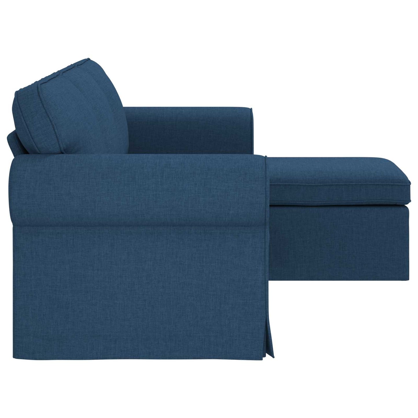 Divano Blu 215 x 138 x 80 cm Tessuto