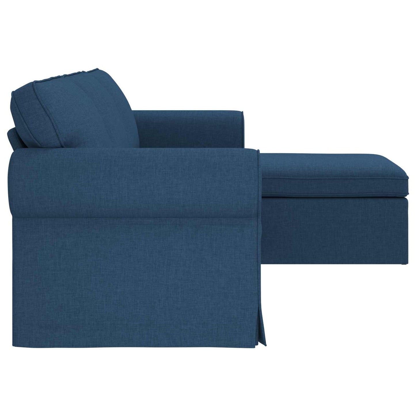 Divano Blu 215 x 138 x 80 cm Tessuto