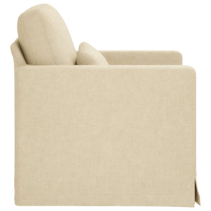 Divano Crema 78 x 78 x 80 cm Tessuto