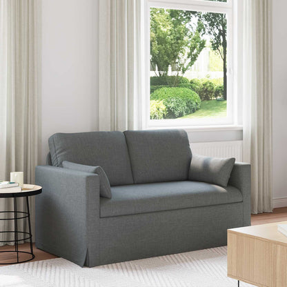 Divano Grigio scuro 139 x 78 x 80 cm Tessuto