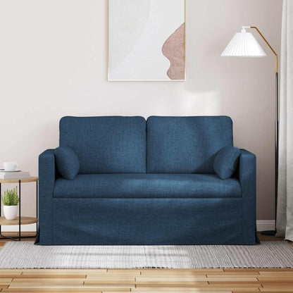 Divano Blu 139 x 78 x 80 cm Tessuto