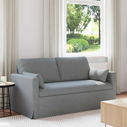 Divano Grigio chiaro 158 x 78 x 80 cm Tessuto