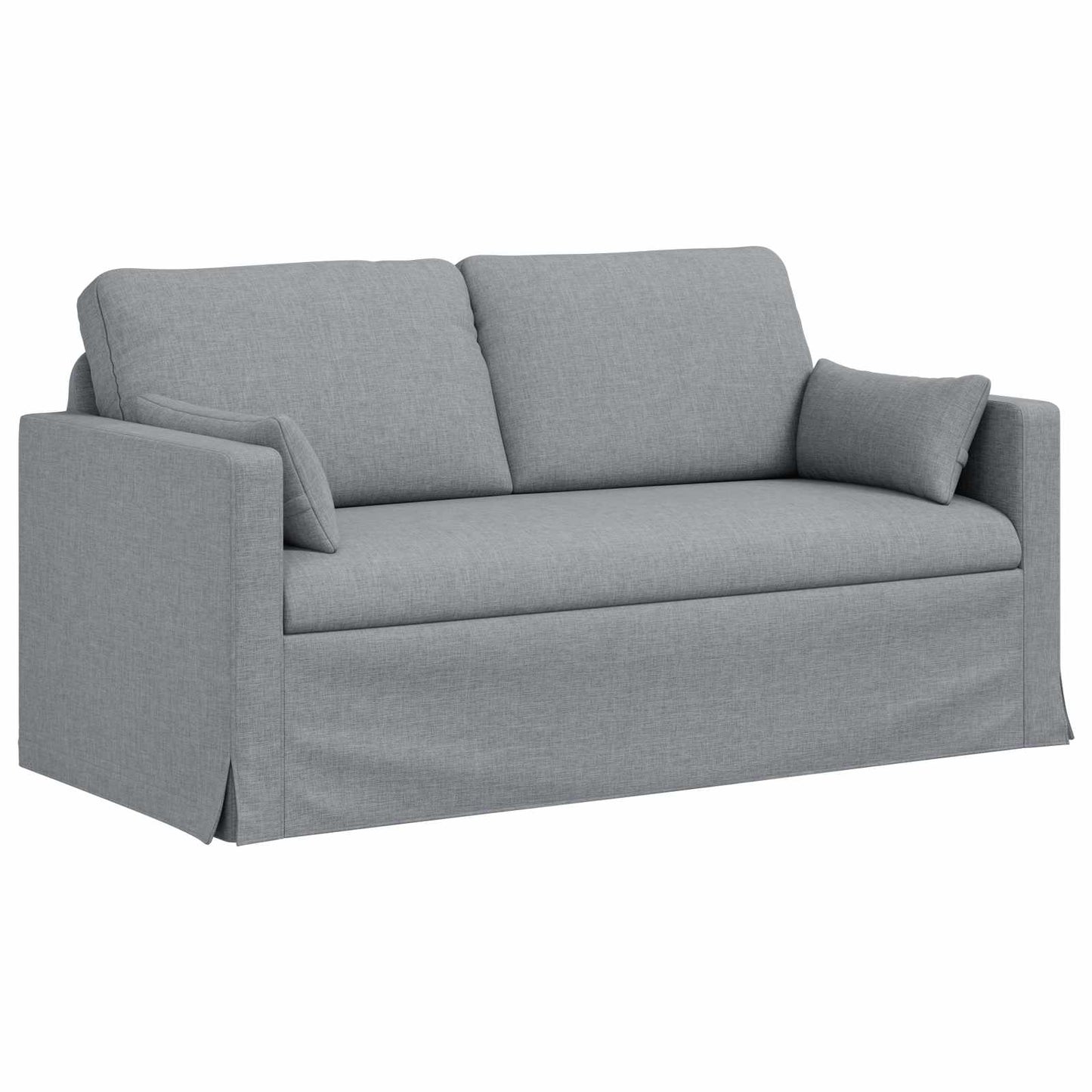 Divano Grigio chiaro 158 x 78 x 80 cm Tessuto