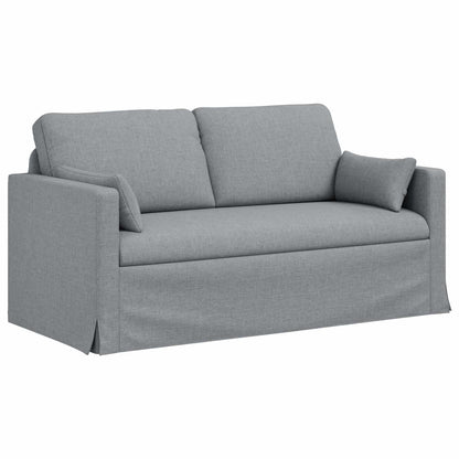 Divano Grigio chiaro 158 x 78 x 80 cm Tessuto