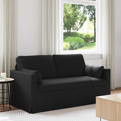 Divano Nero 158 x 78 x 80 cm Tessuto