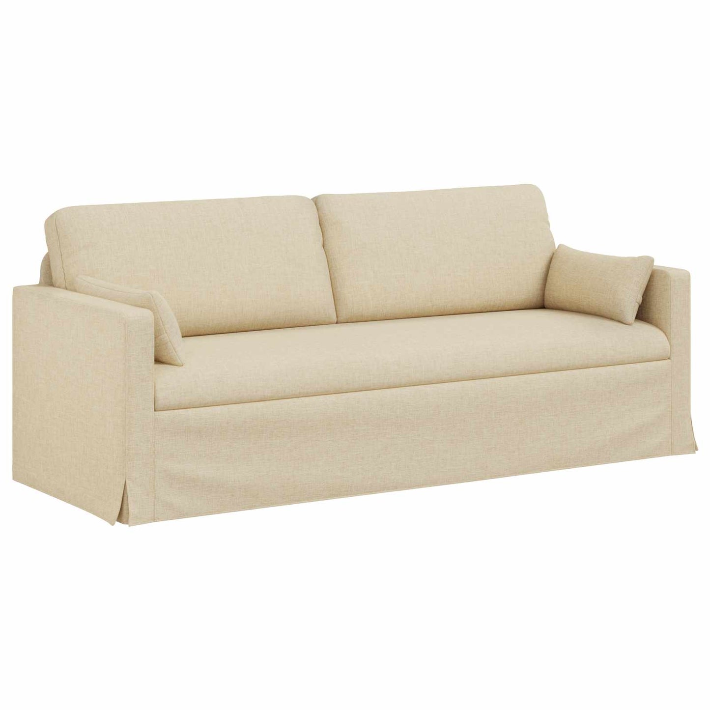 Divano Crema 198 x 78 x 80 cm Tessuto