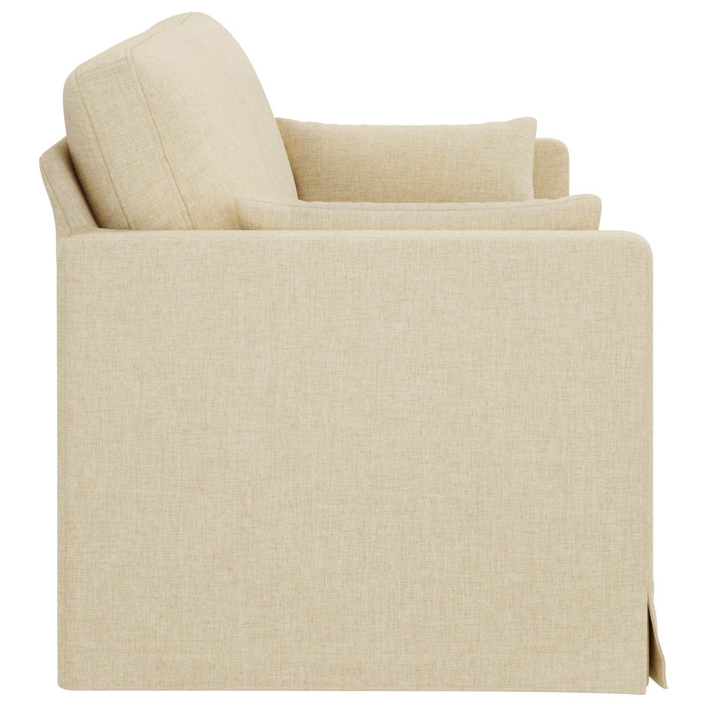 Divano Crema 198 x 78 x 80 cm Tessuto