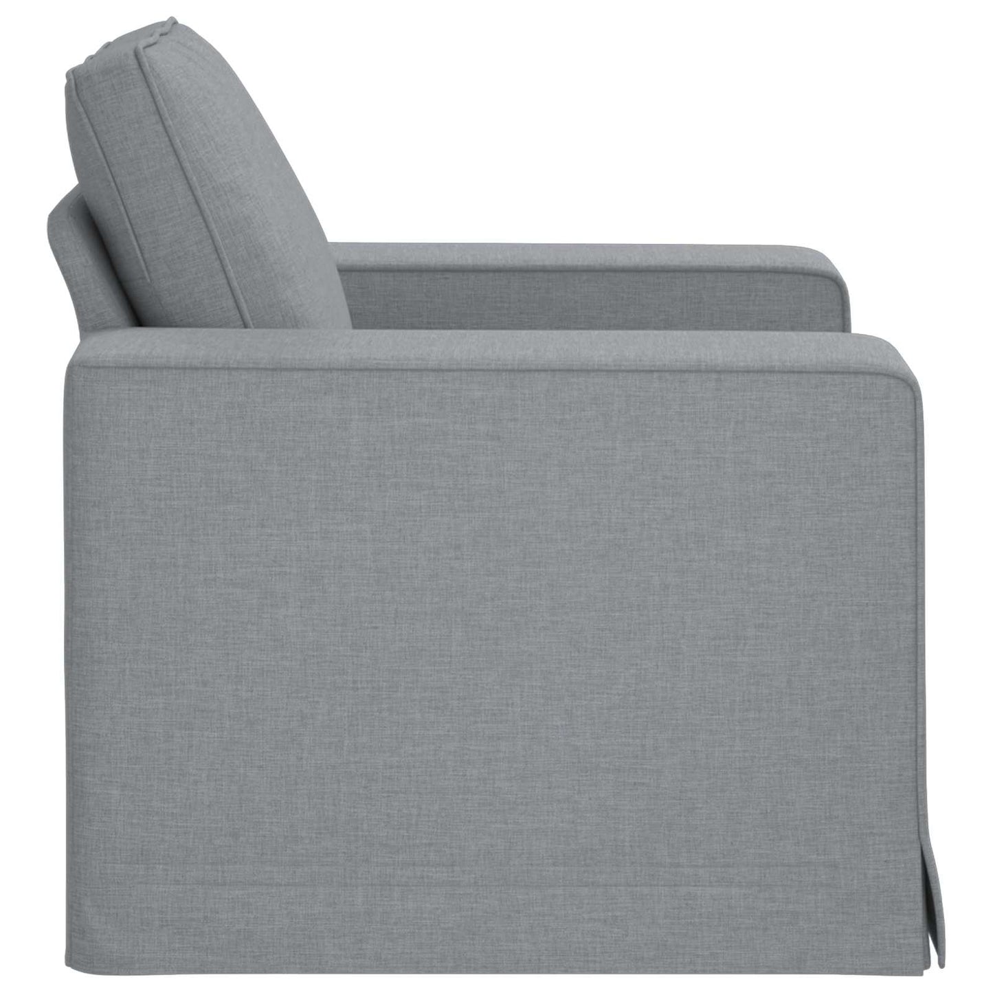 Divano Grigio chiaro 103 x 80 x 82 cm Tessuto