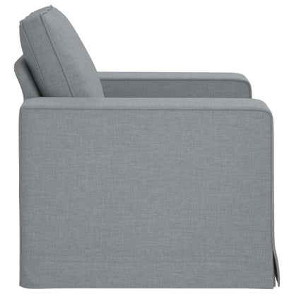 Divano Grigio chiaro 103 x 80 x 82 cm Tessuto