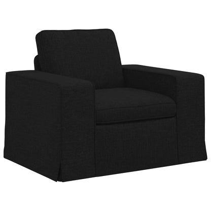 Divano Nero 103 x 80 x 82 cm Tessuto