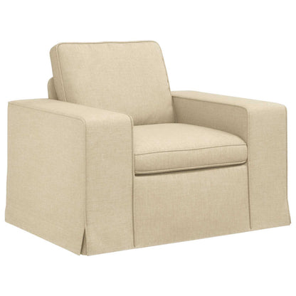 Divano Crema 103 x 80 x 82 cm Tessuto