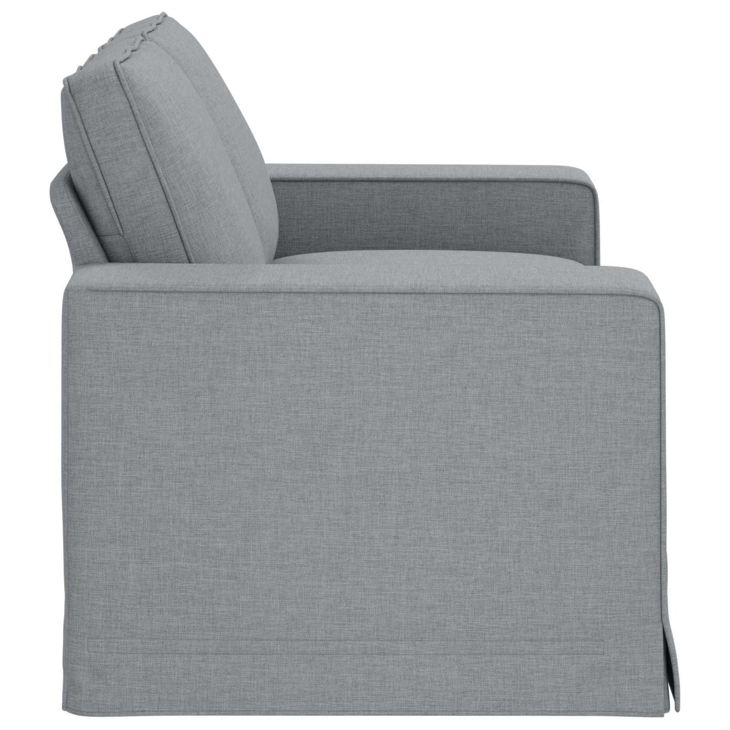 Divano Grigio chiaro 162 x 80 x 82 cm Tessuto