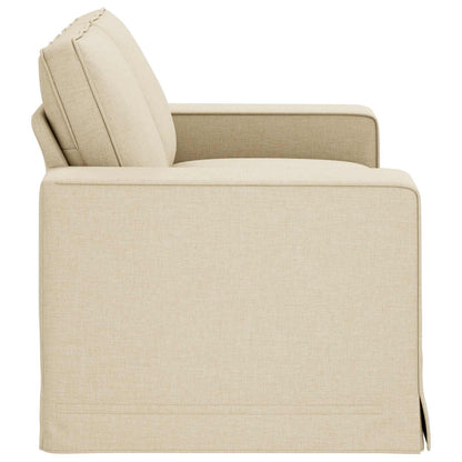 Divano Crema 162 x 80 x 82 cm Tessuto