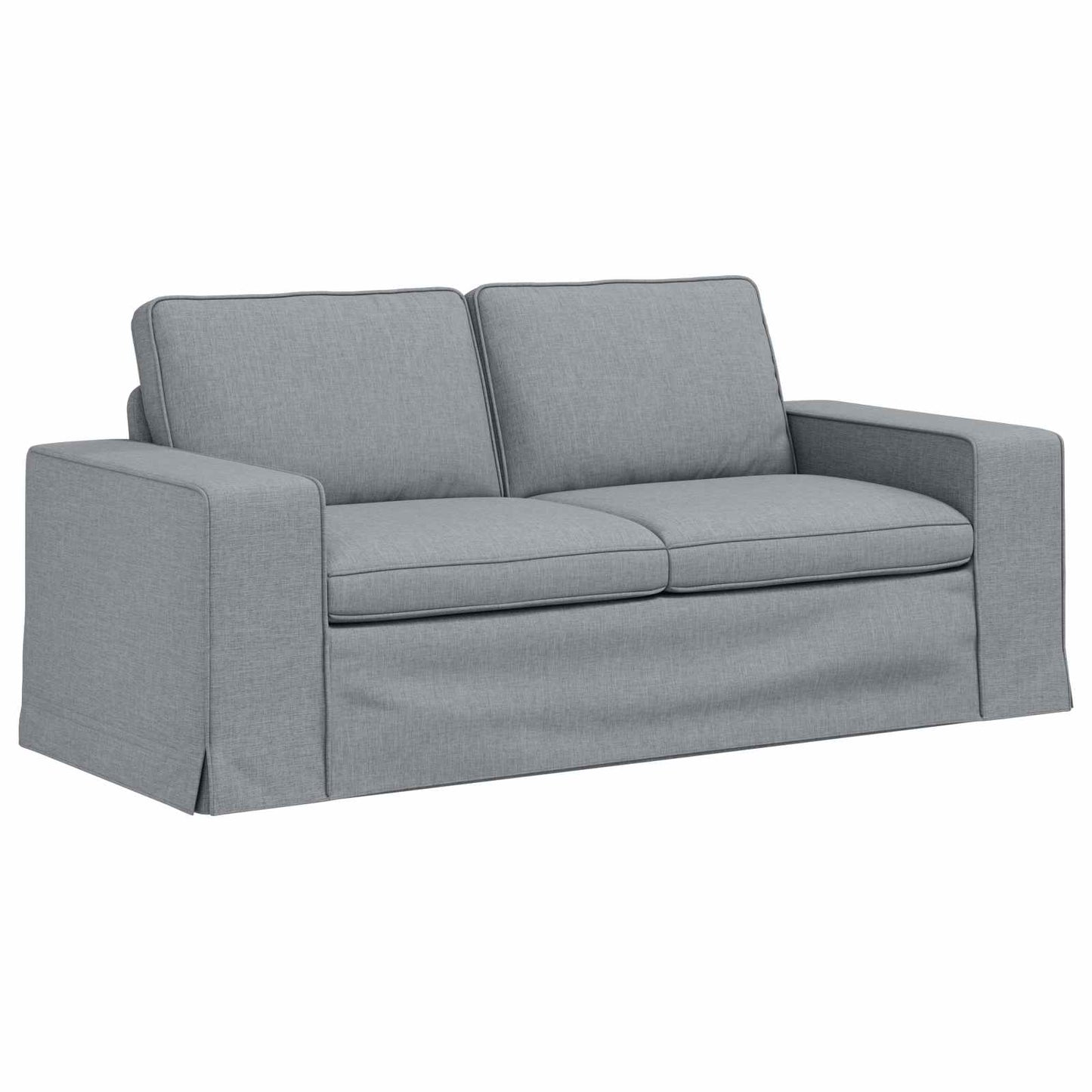 Divano Grigio chiaro 182 x 80 x 82 cm Tessuto