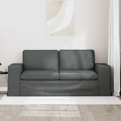 Divano Grigio scuro 182 x 80 x 82 cm Tessuto
