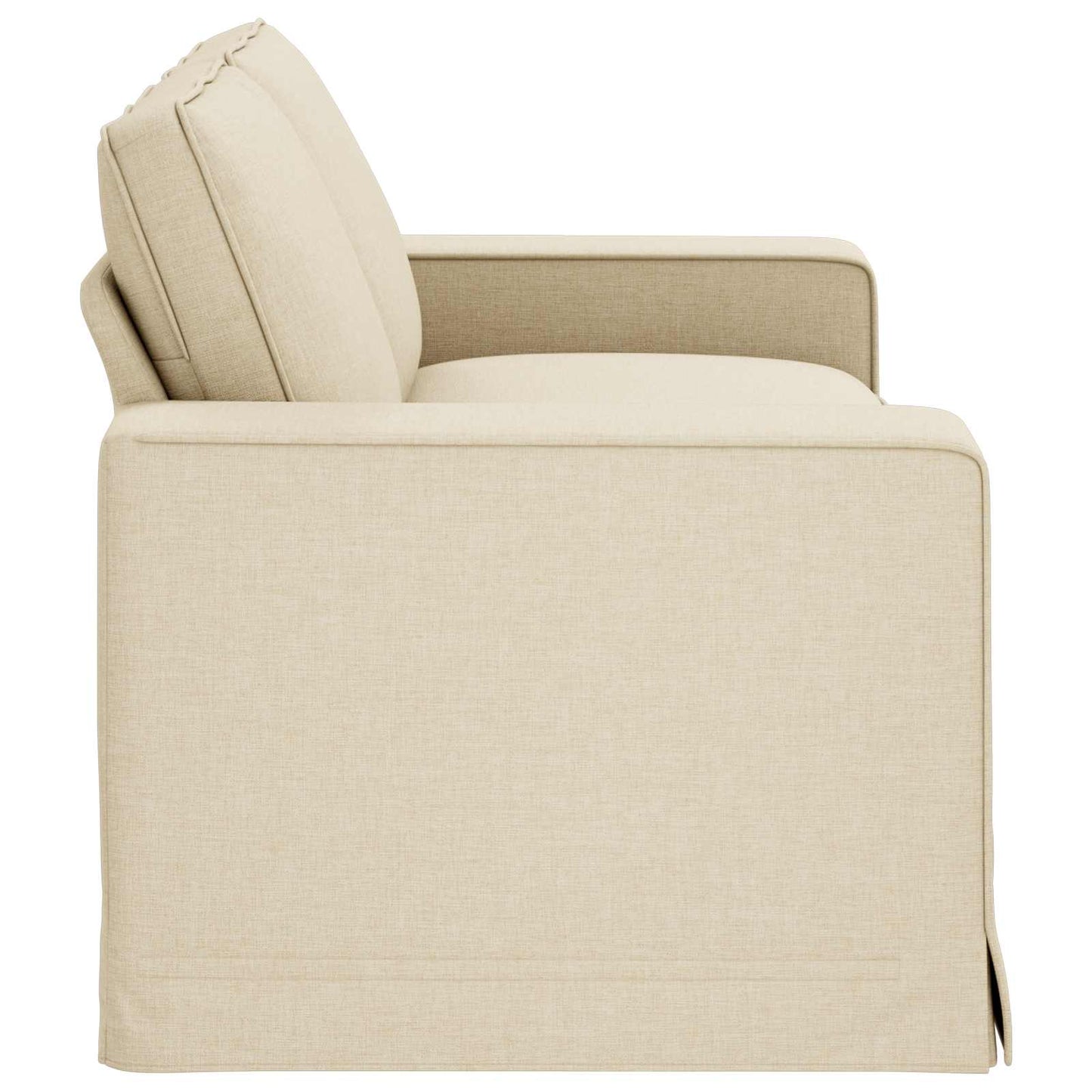 Divano Crema 182 x 80 x 82 cm Tessuto