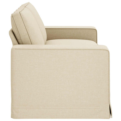 Divano Crema 182 x 80 x 82 cm Tessuto