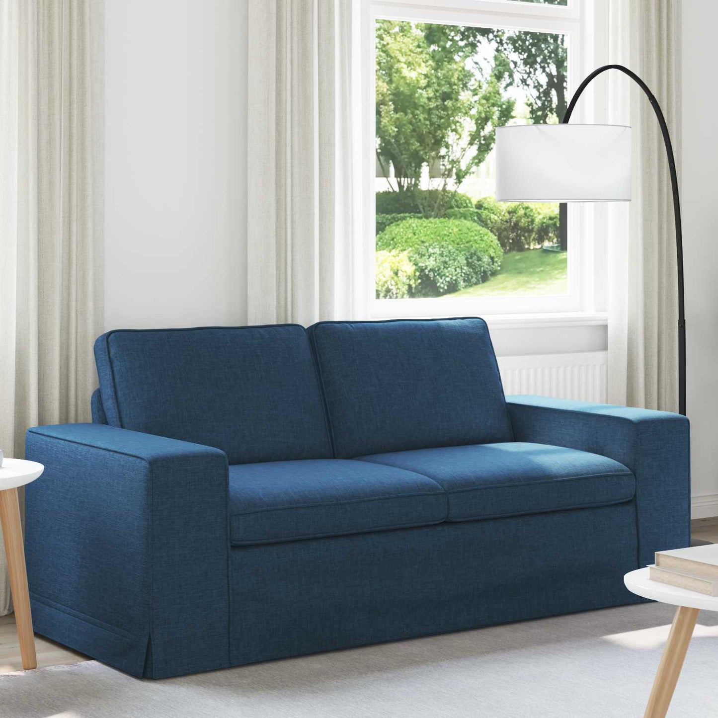 Divano Blu 182 x 80 x 82 cm Tessuto