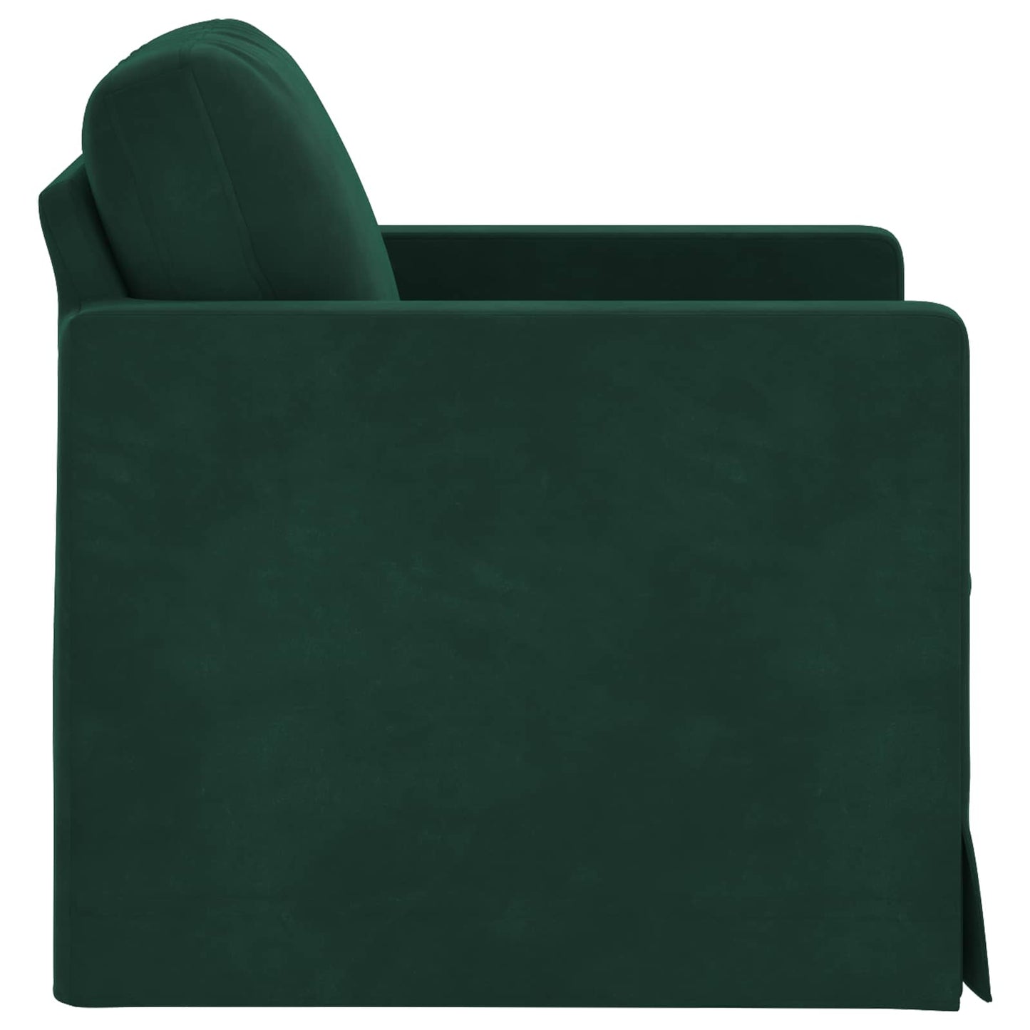 Divano Verde Scuro 78 x 78 x 80 cm Velluto