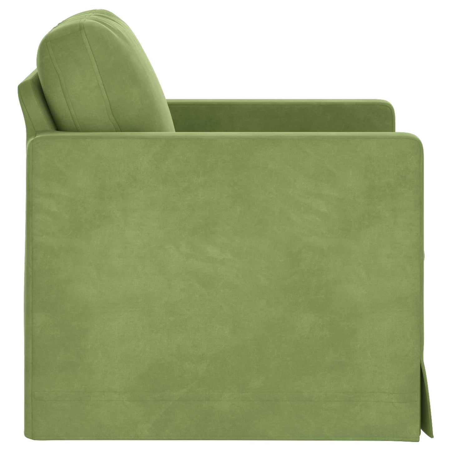 Divano Verde chiaro 78 x 78 x 80 cm Velluto