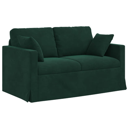 Divano Verde Scuro 138 x 78 x 80 cm Velluto
