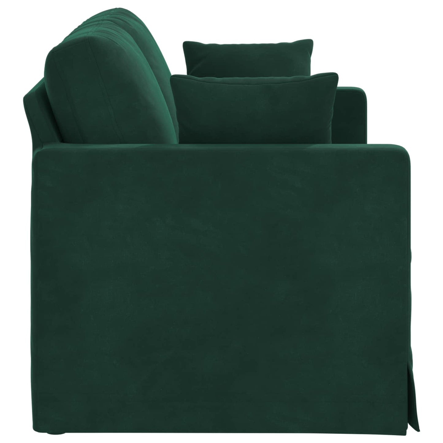 Divano Verde Scuro 138 x 78 x 80 cm Velluto