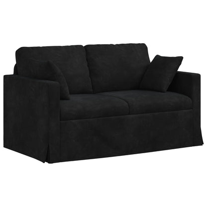 Divano Nero 138 x 78 x 80 cm Velluto