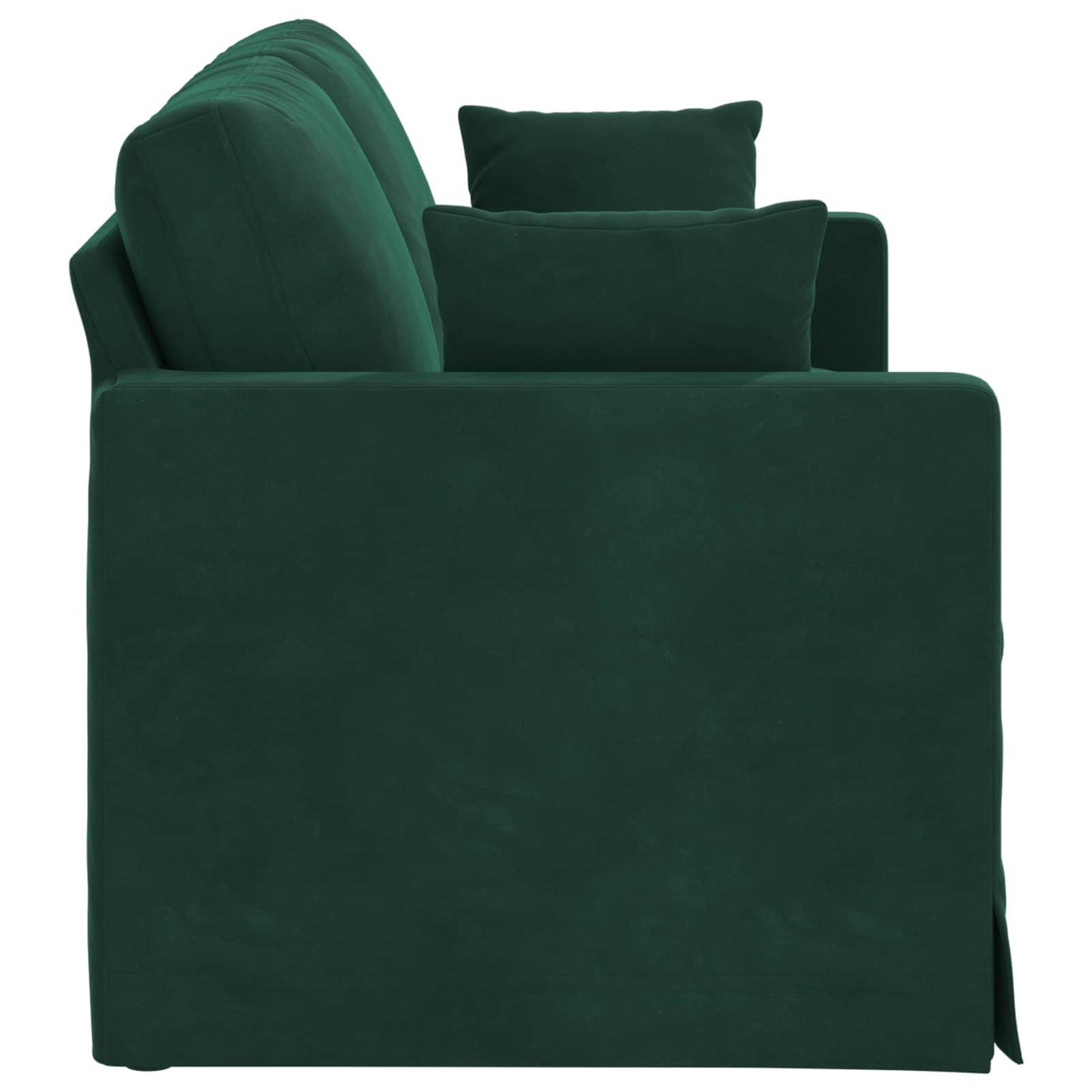 Divano Verde Scuro 158 x 78 x 80 cm Velluto