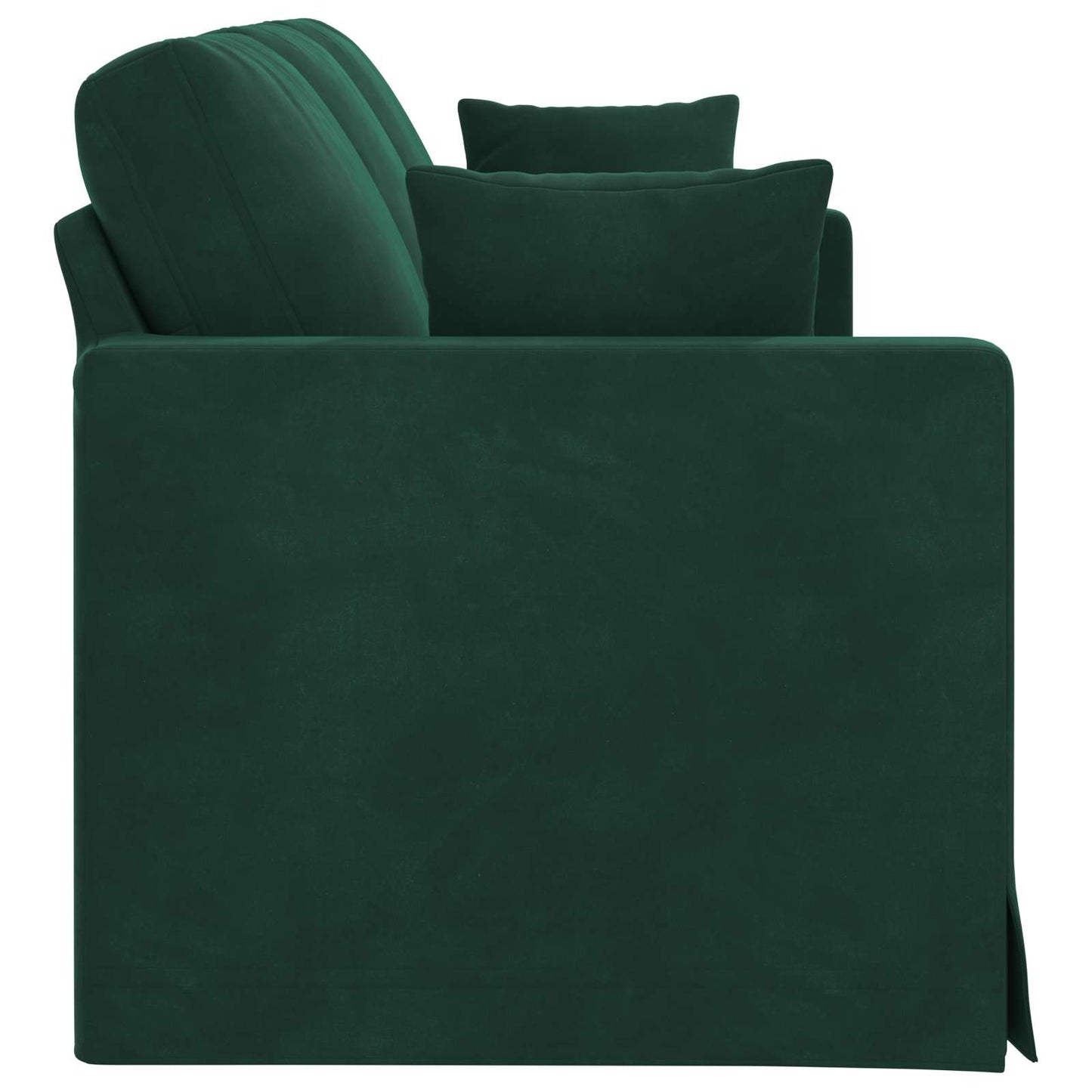 Divano Verde Scuro 198 x 78 x 80 cm Velluto